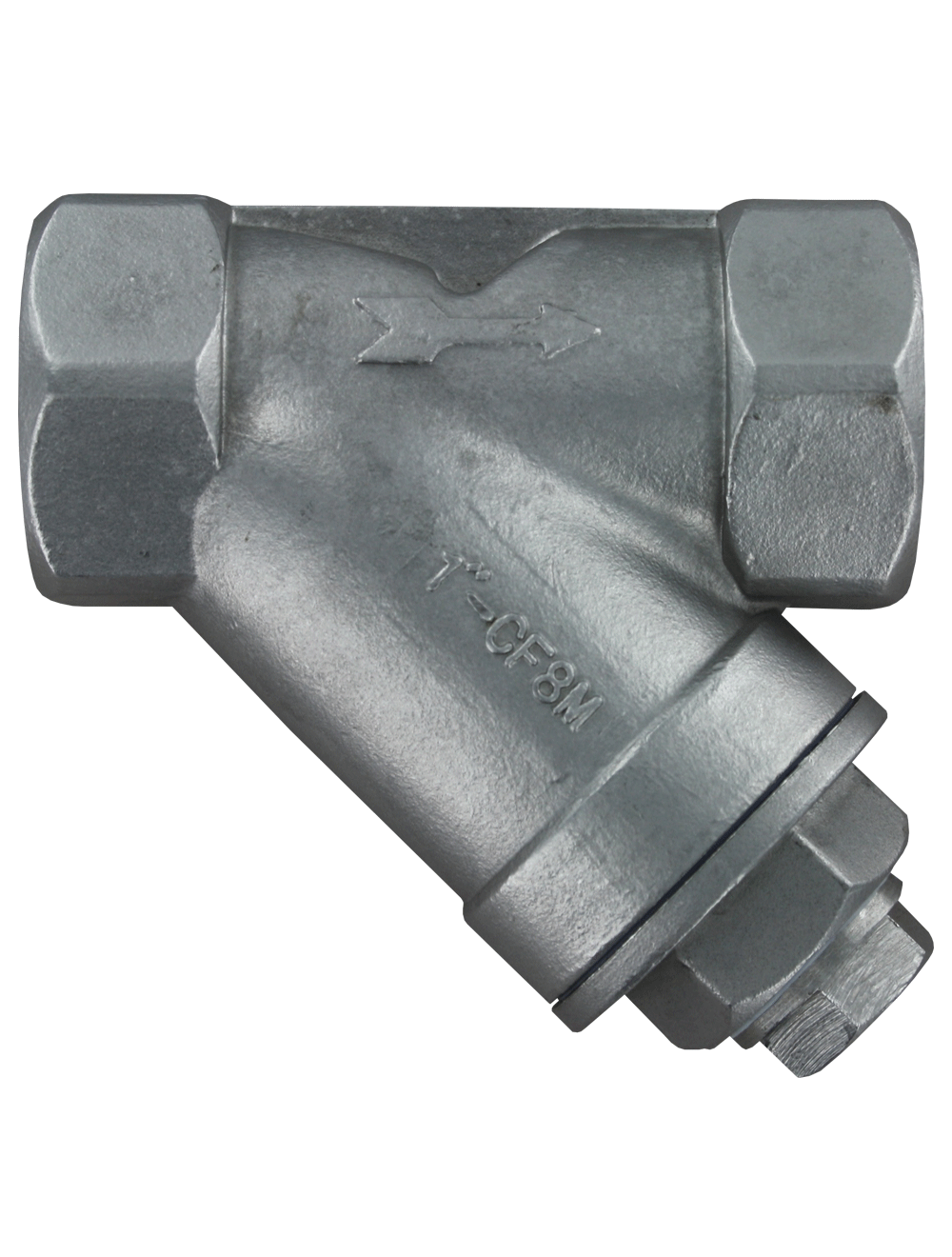 Dwyer Stainless Steel Y-Strainer, 1" pipe size, 800 psi WOG