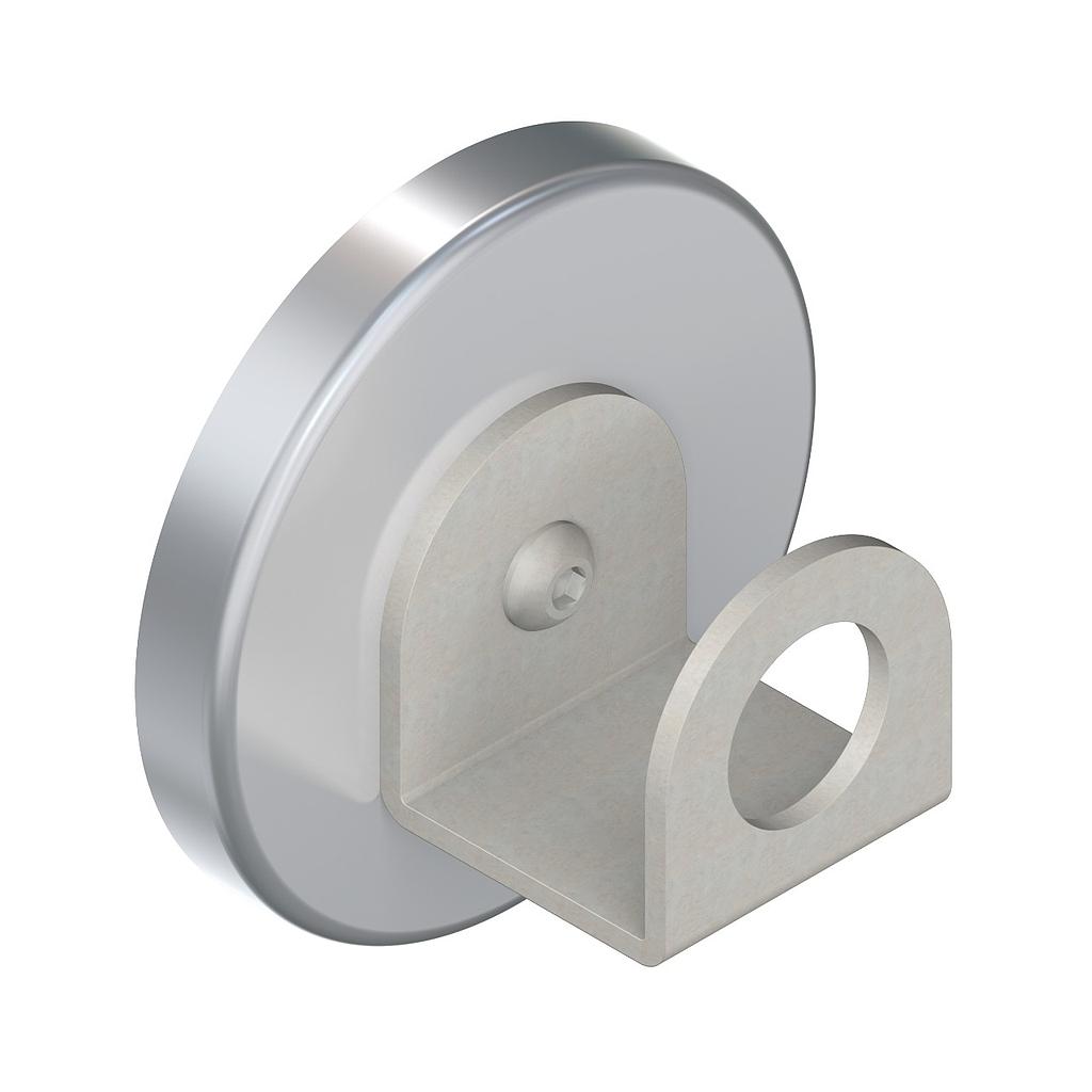 Banner Magnet Mount Kit; For Use With Flexible Mounting arms; 3.2 in Diameter; Up To 95 LB Pull (SMBFLXMAG)