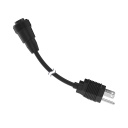Banner Cordset: Double-Ended 7/8 in to AC Plug; 3-pin Straight Female; 3-pin Straight Male; 1.83 m 3x18 Black PVC Jacket; Nickel-Plated Brass Coupling Nuts (SM30CC-306-WP)
