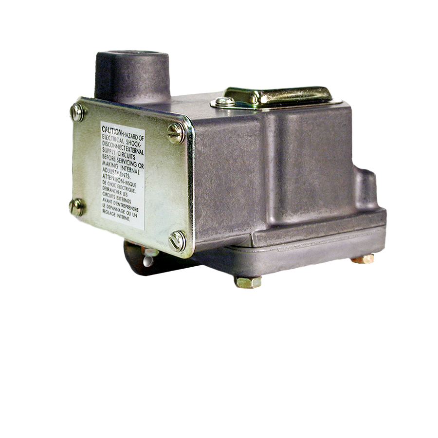 Barksdale D2T Diaphragm Pressure Switch, Dual Setpoint, 10 Amps @ 125/250 VAC; 3 Amps @ 480 VAC, 0.4 to 18 psi (0.8 to 30 InHg), Nema 4X Enclosure
