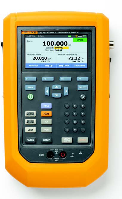 Fluke Automatic pressure calibrator, 30 psi, 2 bar range, no wireless communication 