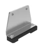 Banner Bracket for Mounting R90 on DIN Rail. R90 Right-Angle 35 mm DIN Mount. M4 x 0.7 mm. Stainless Steel (SMBR90RADIN)