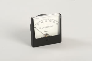 Wide-Vue Analog Panel Meter, Model 1359, 4.5", 0-100 AC Amps