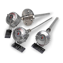 Pyromation Spring-Loaded RTD, Single 3-Wire, 1/4" OD x 20" Thermowell (SS, 1.5 NPT), Aluminum Head, SS Tags