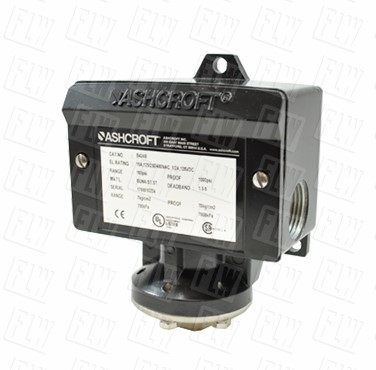 Ashcroft B Series Dual SPDT Pressure Switch, 316SS Actuator Seal, 1/2" NPT, 0-200 PSI