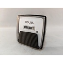 ELAPSED TIME METER (HOURS) 2 1/2" NON-RESET 120VAC, Behind Panel Mount