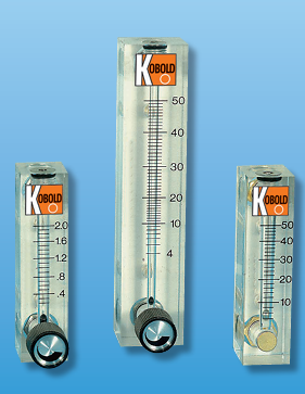 Kobold KFR Series Flow Meter 3-25 SCFM Air, 1" NPT Fitting, 10.25" Scale
