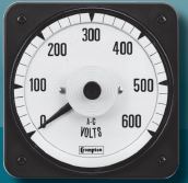 CROMPTON 4.5 INCH LONG SCALE SWITCHBOARD METER 