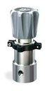 26-2000 Air Loaded Regulator, SS Body, 10,000 PSI Max Inlet, 50-6000 PSI Outlet, FKM (Viton) O-Rings, PTFE Back Up Ring, 1/4" NPTF, .02. Cv, Main Valve and Vent Seats: Vespel, Outlet Gauge at 90°
