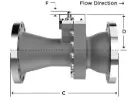 6in Globe Valve with Dilating Disk Trim