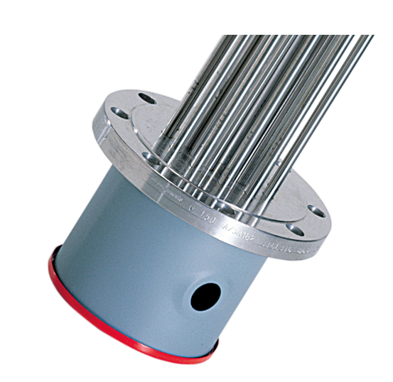 Watlow Tubular Flange Heater, 480V/20000 Watts,8"Flange, 32.1875 In. Immersed Length