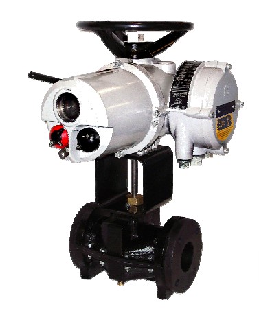 Onyx 6" CER Pinch Valve, Full Round, Single Pinch, Enclosed Construction, Rotork IQM25 PRO FA14 A Electric Actuator Operated, 2 Year Warranty