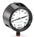 4.5" Duragauge Pressure Gauge, 1/2"NPT SS Lower Connection, -30inHg to 0 to 30 PSI, Dry, Safety Glass