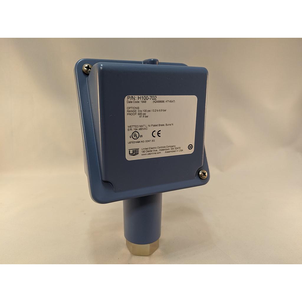 United Electric 100 Series Vacuum Switch, -300-0" H2O Vacuum Range