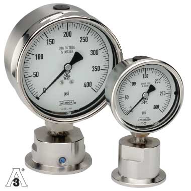 NoShok 10 Series Heavy Duty Pressure Gauge