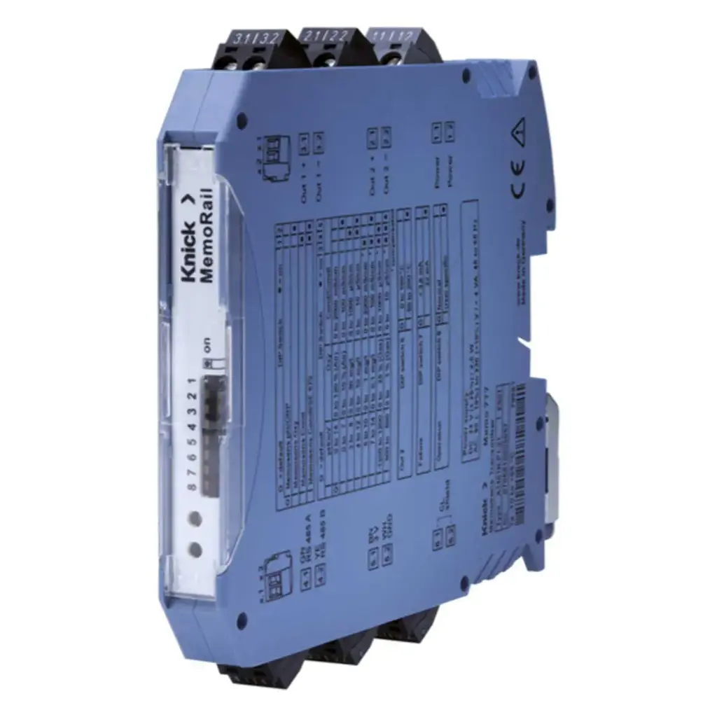 M4 Knick MemoRail Modbus DIN-Rail Mounted Transmitter - 2 Channel