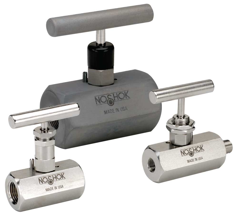 NoShok 400 Series Standard, Hard Seat Needle Valve