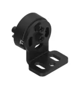 Banner S4B, Accessory Bracket: End Mount; Includes 2 Brackets and Hardware; Rotation: +/-15 Degrees; 8 GA Steel, Black Zinc-Plated, Glass-Filled Polycarbonate Adapter (S4BA-MBK-11)