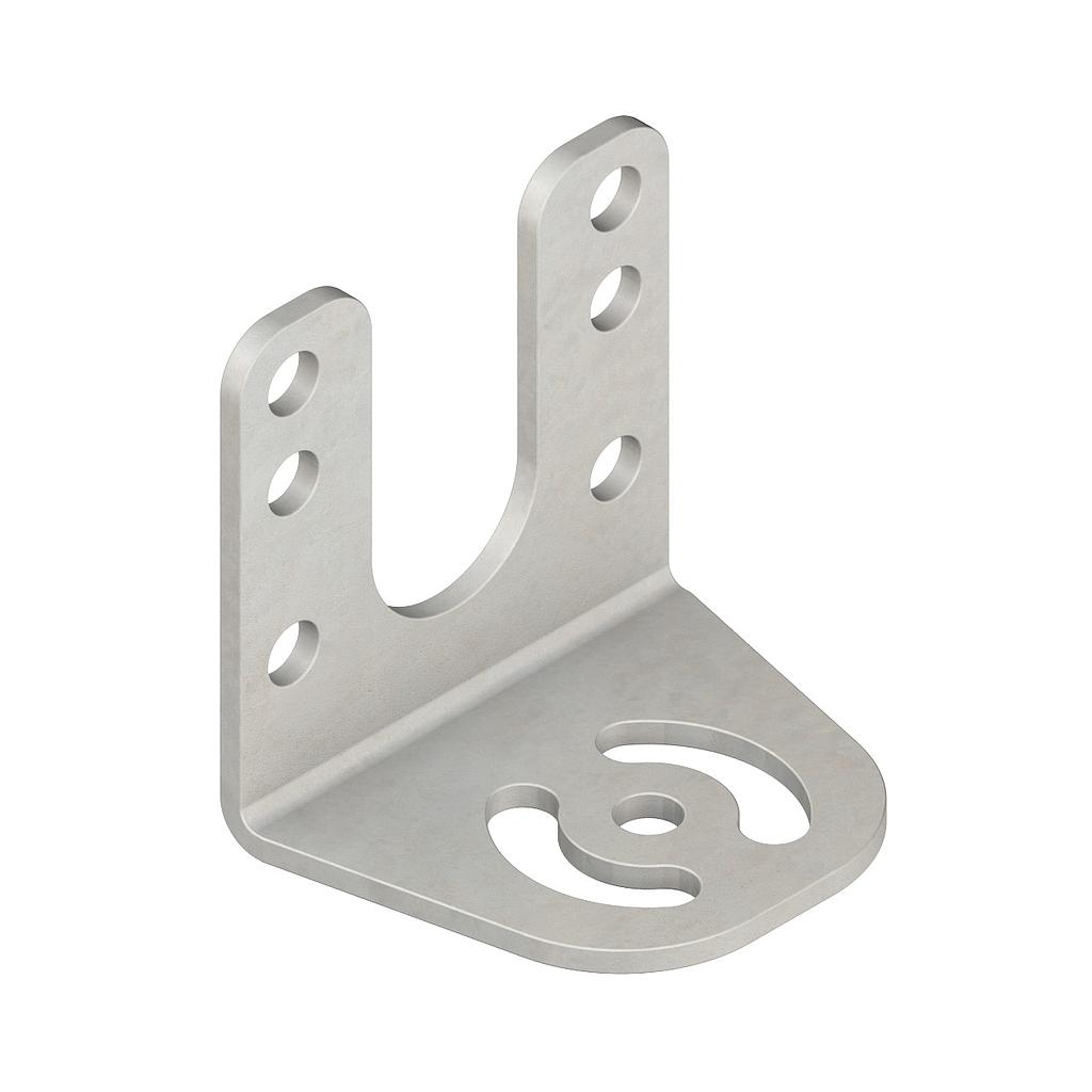Banner Bracket: For Use with WLC60; Right-Angle Mount; Set of Two Right-Angle Brackets; 300 Series Stainless Steel (Hardware Included) (LMBWLC60RA)