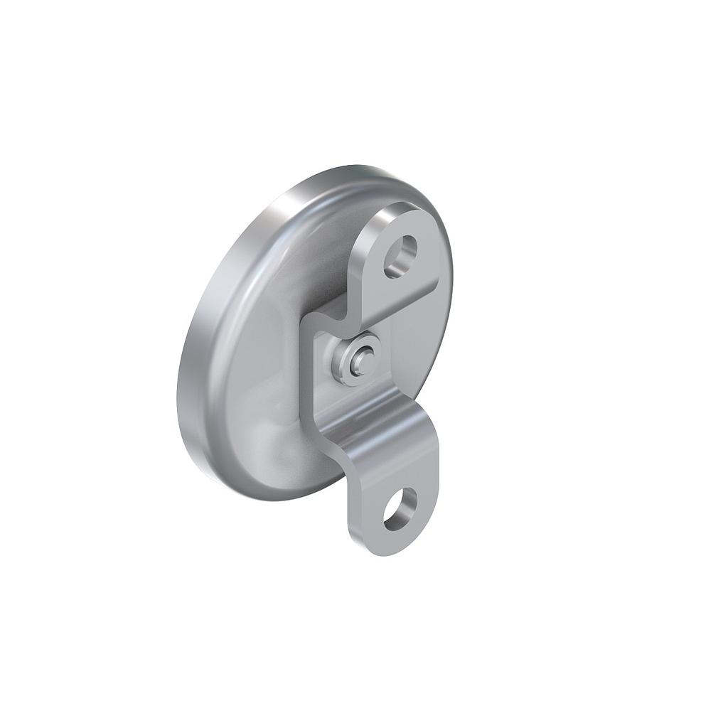 Banner Bracket: For Use with WLC60; Magnetic Mounting Kit; 2.3 in Diameter; Up to 35 lb Pull; Set of Two (2 in Magnets and Hardware Included) (LMBWLC60MAG)