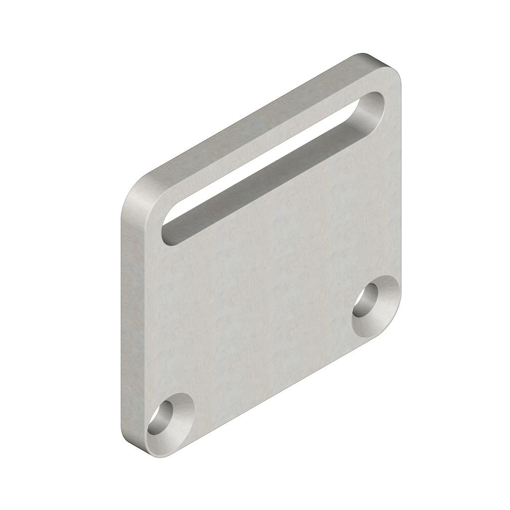 Banner Bracket: Q20; 16 GA 300 Series Stainless Steel; 0.13 x 1 in Mounting Holes; 0.125 Slot Mount (SMBFBSTQ20-88303)