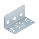 Banner Bracket: Automotive; CRS zinc; 3 x 22 mm hole; Right-Angle (SMBAMS22RA3)