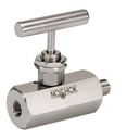 500 Series Standard, Soft Seat Needle Valve, 1/2" NPT, Male x Female, 316 SS, 0.187" Orifice