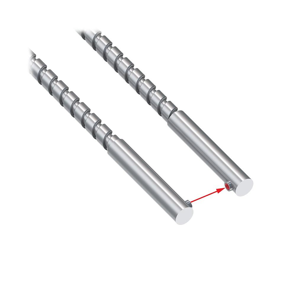 Banner Glass Fiber Opposed Mode0.91 m long; 2.29 mm dia. Bundle; Stainless Steel Sheath; 6.35 mm Probe, Side Exit (IA1.53SMTA)