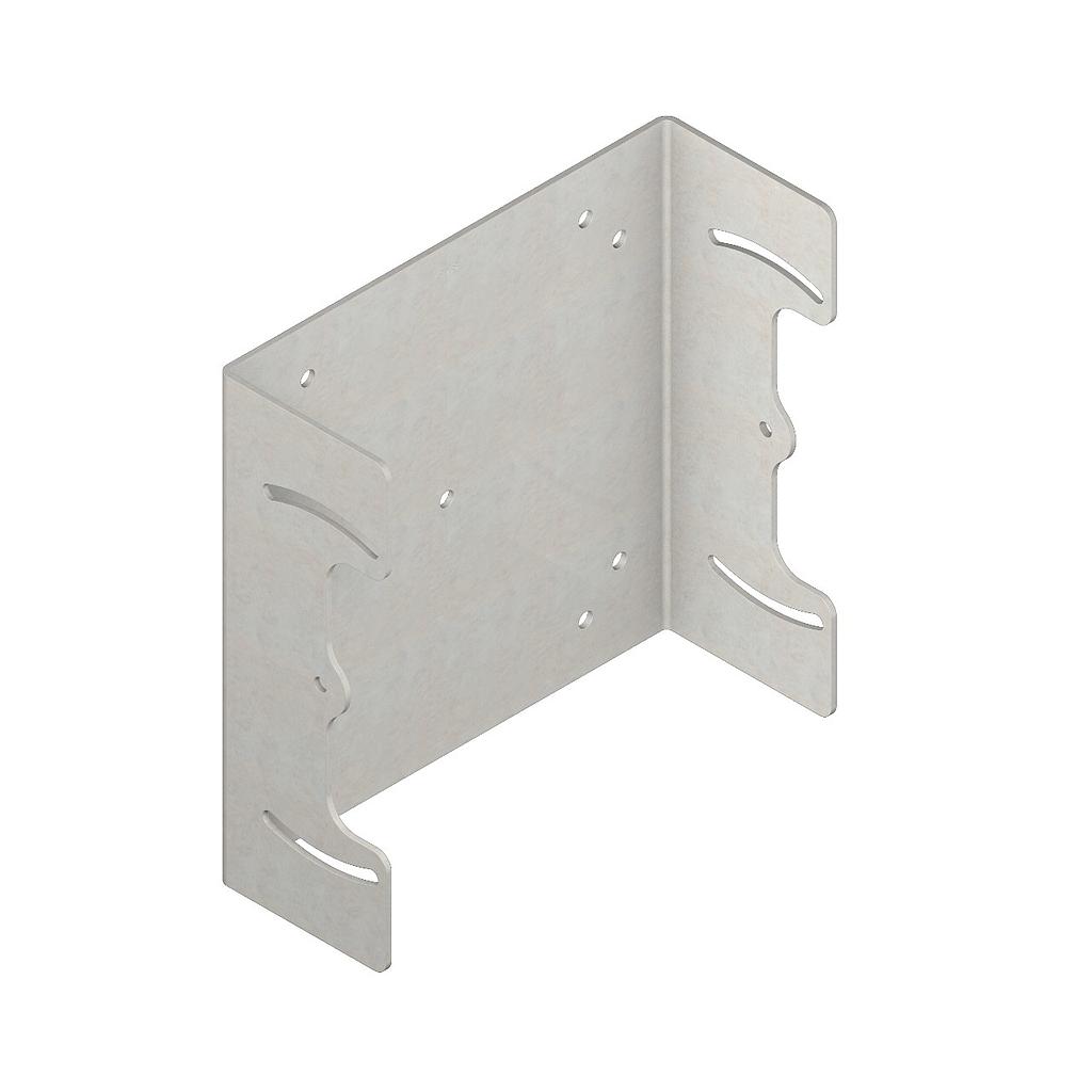 Banner Bracket: with Flush Mount Frame; Two Axis +/- 20 Degree Adjustment; 12-Gauge Stainless Steel; Used with Q240 (SMBQ240SS2)