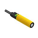 Analog S18U Series: Proximity Mode; Range: 30-300 mm; Input 12-30 V dc; Outputs: Analog 0-10 V; 2 m (6.5 ft) Cable (S18UUA)