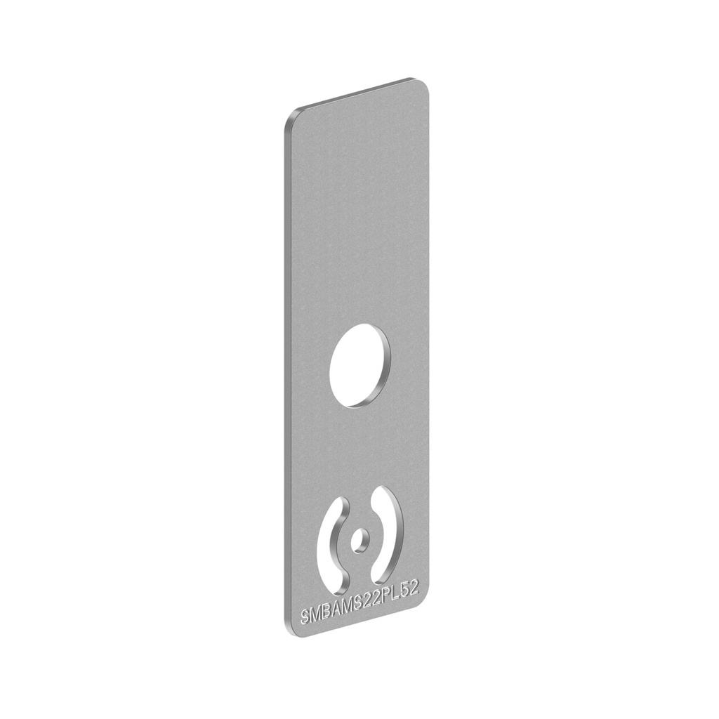 Bracket: Automotive Straight Legend Plate (SMBAMS22PL52)