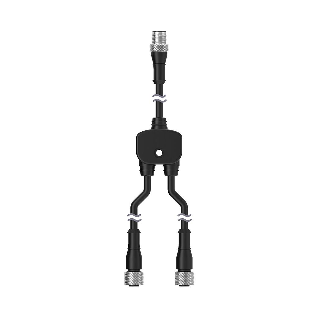 M12 Quick Disconnect Splitter Cable (CSB-M12515M1251)