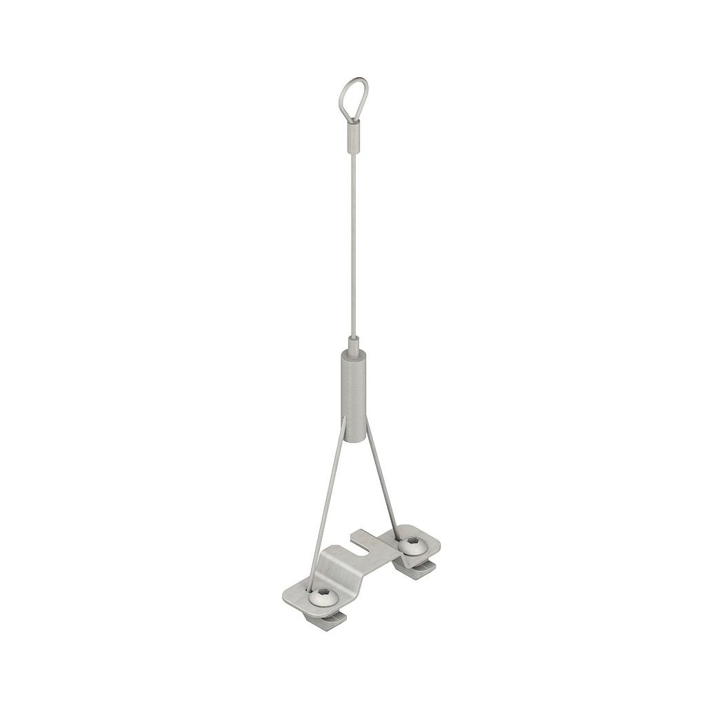 Banner Bracket: For Use with WLB92; Hanging Kit; 1.5 m (5 ft) Cable with Looped End; Galvanized Steel; Packaged Two per Kit (Hardware Included) (LMBWLB92HK5)