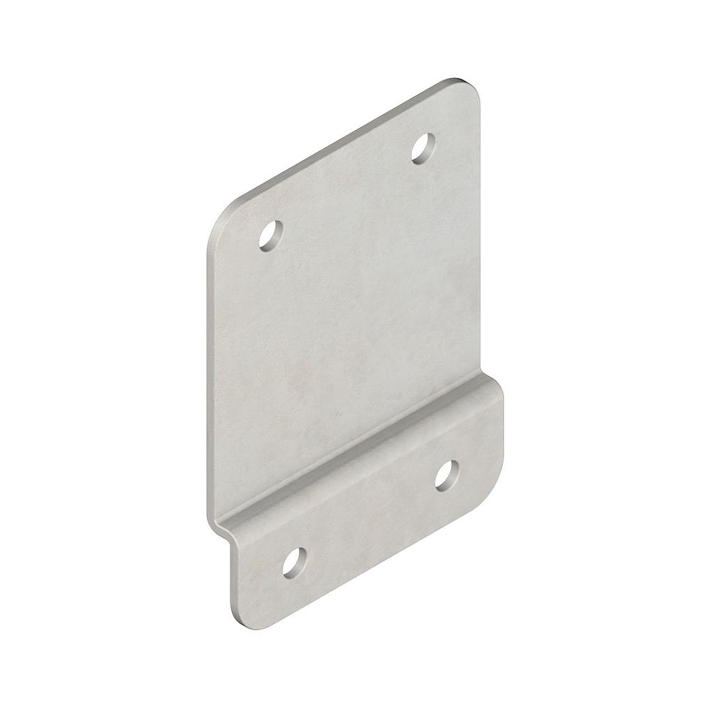 Banner Bracket: For Use with WLB92; Surface Mount; Set of Two Brackets for End of Light; 300 Series Stainless Steel (Hardware Included) (LMBWLB92S)