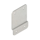 Banner Bracket: For Use with WLB92; Surface Mount; Set of Two Brackets for End of Light; 300 Series Stainless Steel (Hardware Included) (LMBWLB92S)