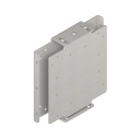 Banner Bracket: with Flush Mount Frame; One Axis +/- 20 Degree Adjustment; 12-Gauge Stainless Steel; Used with Q240 (SMBQ240SS1)