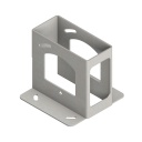 Banner Bracket: LTF Series Enclosed Bracket; 16 gauge 304 Stainless Steel (SMBLTFU)