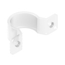 Banner Bracket: For Use with WLS27; End Clamp; Set of Two Brackets; Clear Copolyester; Designed for M5 or No. 10 Mounting Hardware (LMBWLS27EC)