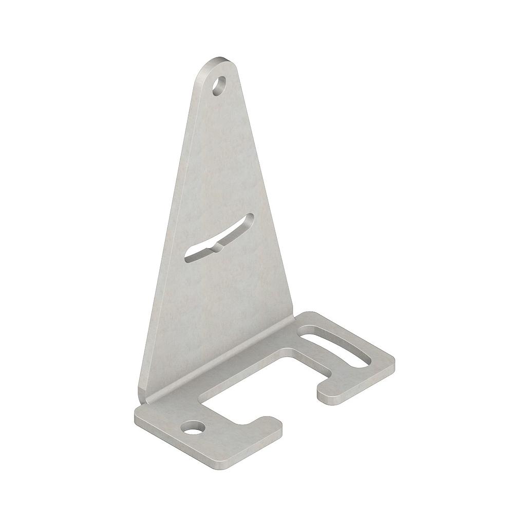 Banner Bracket: Stainless Steel Right-Angle 14-ga Stainless Steel Clearance for M4 (no 8) Hardware +/- 12 Degree Tilt Adjustment (SMBQS30L)