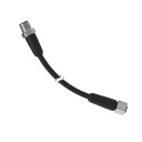 Banner Cordset: Double-Ended M12; 4-pin Straight Female; 4-pin Straight Male; 0.91 m 4x22 Black PVC Jacket; PVC Black; 316 Stainless Steel Coupling Nuts (MQDEC-WDSS-403SS)