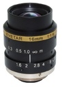 Banner Megapixel C-Mount 16 mm Lens; with Focus & Aperture Lock; Imager Size: 2/3 in - Metal Housing; Evetar (LCF16LEVMP)