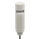 Column Light: Gray Housing: 3-Color Sealed Omni-directional Pulsed Audible w/Intensity Adjust Indicator, CL50GYRAOS3INC