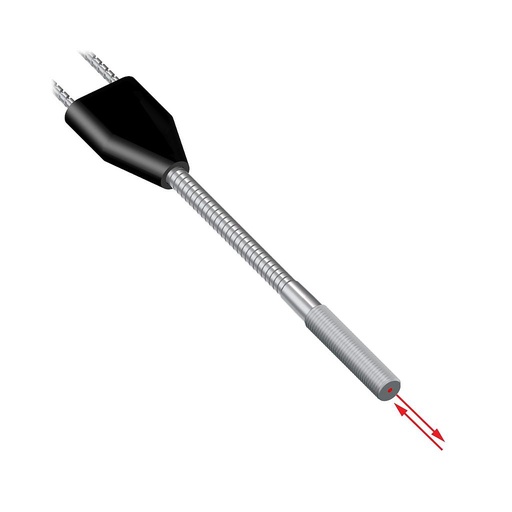 [24973] Banner Glass Fiber; Bifurcated 0.06 in Bundle; 5/16-24 Threaded Tip; Stainless Sheathing 42 in; Terminated For Plastic Fiber Sensors (BT13.5ST5)