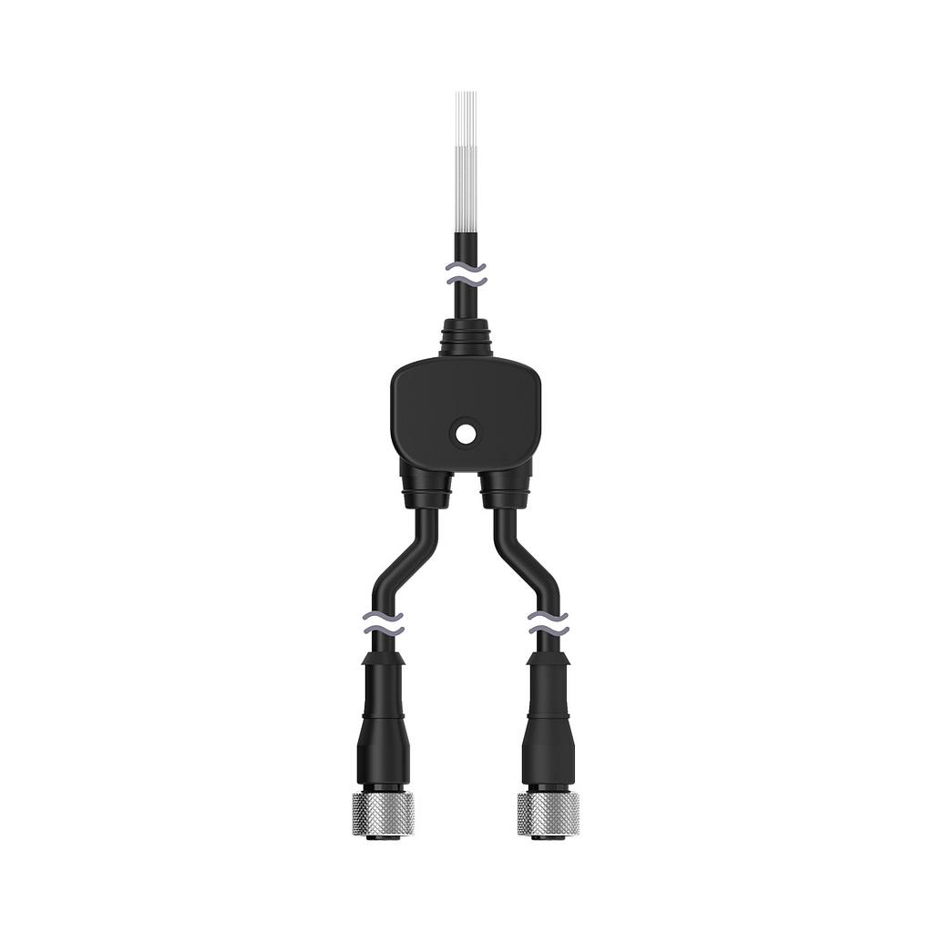 [25462] M12 Quick Disconnect Splitter Cable, CSB-UNT810M1282M1284.5