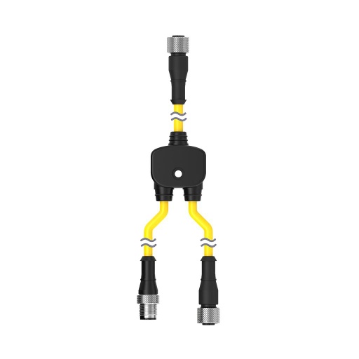 [25471] M12 Quick Disconnect Splitter Cable (CSS-M12F48M12M41M12F41)