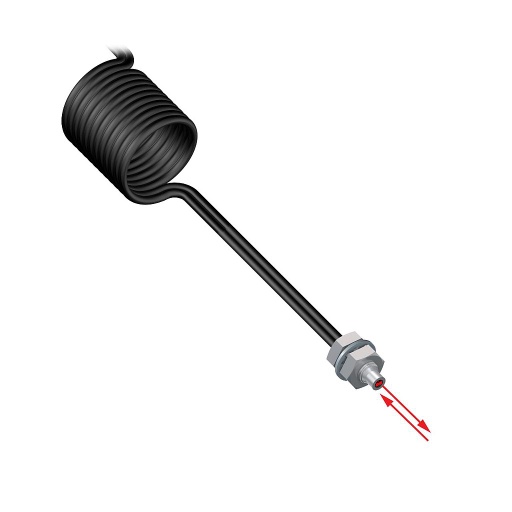 [26086] Banner Plastic Fiber, Diffuse Reflective; Core Dia.: 1 mm; Fiber Length 2 m; Thread; Free cut (PBT46UC)
