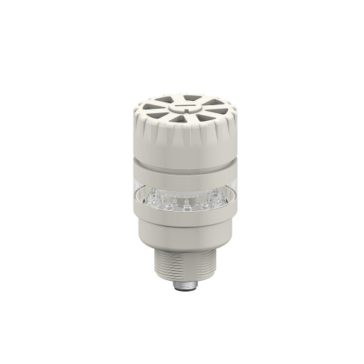 [26529] Banner TL50BL Tower Light: 1-Color Audible Indicator; Voltage: 12-30 V dc or 24 V ac; Environmental Rating: IP50; Input: Bimodal; Colors: Yellow flash; 4-pin M12 Integral QD (TL50BLY2AQ)