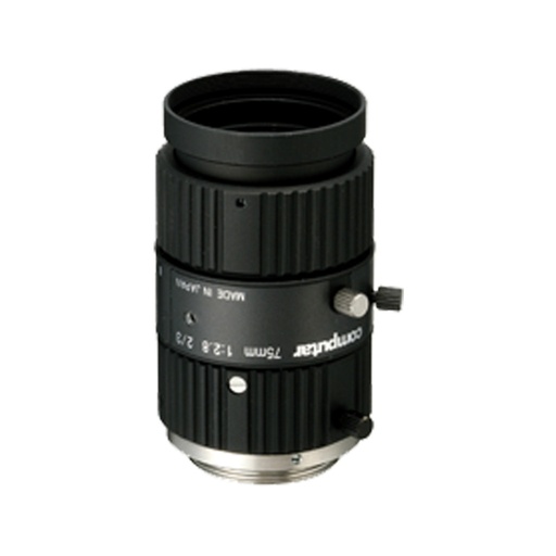 [11386] Banner Megapixel C-Mount 75 mm Lens; with Focus & Aperture Lock; Imager Size: 2/3 in - Metal Housing; Computar (LCF75LCMP)