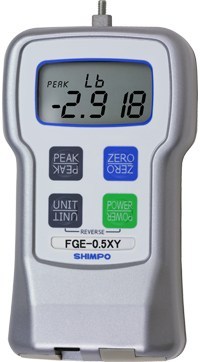 [FGE-100XY] Shimpo 100 lb (50 kg) Capacity Digital Force Gauge