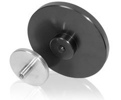 [FG-M10COMP50U] Shimpo 2" (50 mm) Diameter Compression Plate, M10 Thread, 200 lb (100 kg) Capacity